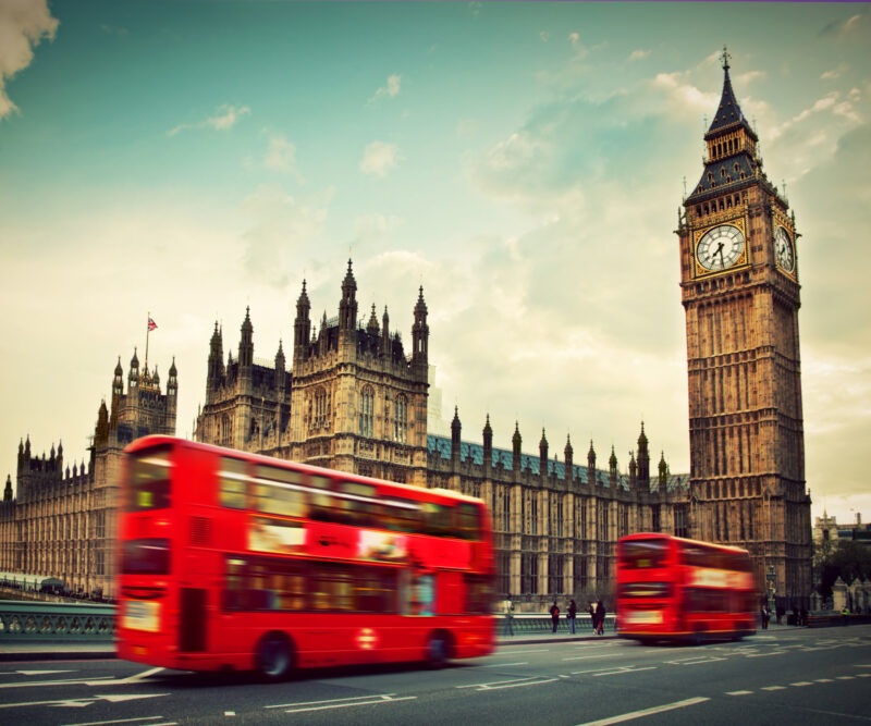 HomeOffice Sichtschutz Paravent Big Ben