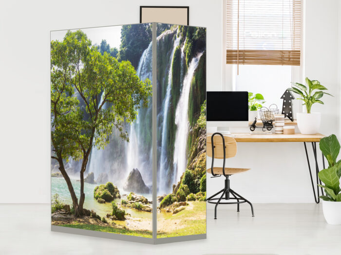 HomeOffice Sichtschutz Paravent Ewiges Rauschen