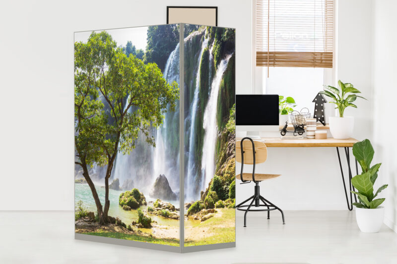 HomeOffice Sichtschutz Paravent Ewiges Rauschen