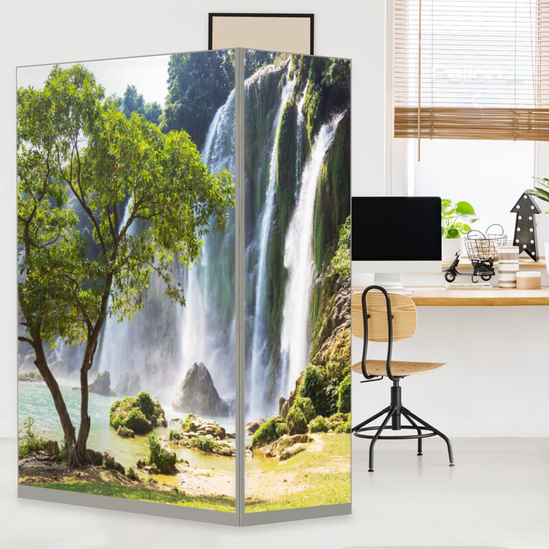 HomeOffice Sichtschutz Paravent Ewiges Rauschen