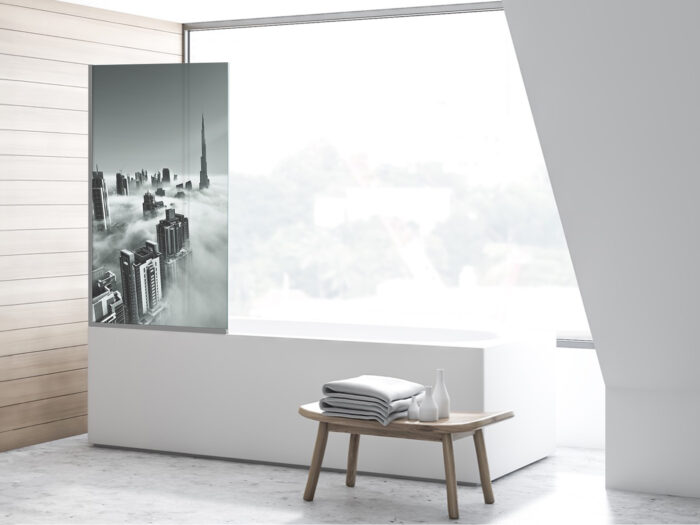Badezimmerglas_Dubai-Dust_80x140 Duschtrennwand für Badewannen Dubai Dust