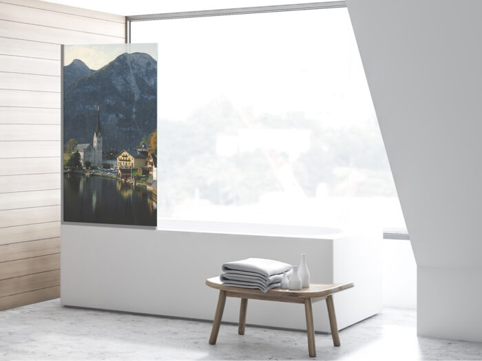 Badezimmerglas_Hallstadt_80x140 Duschtrennwand für Badewannen Hallstatt