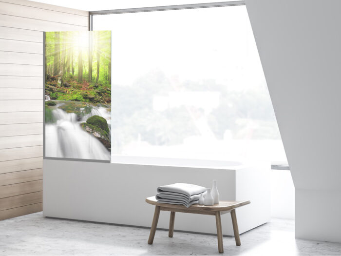 Badezimmerglas_Waldbach_80x140 Duschtrennwand für Badewannen Waldbach