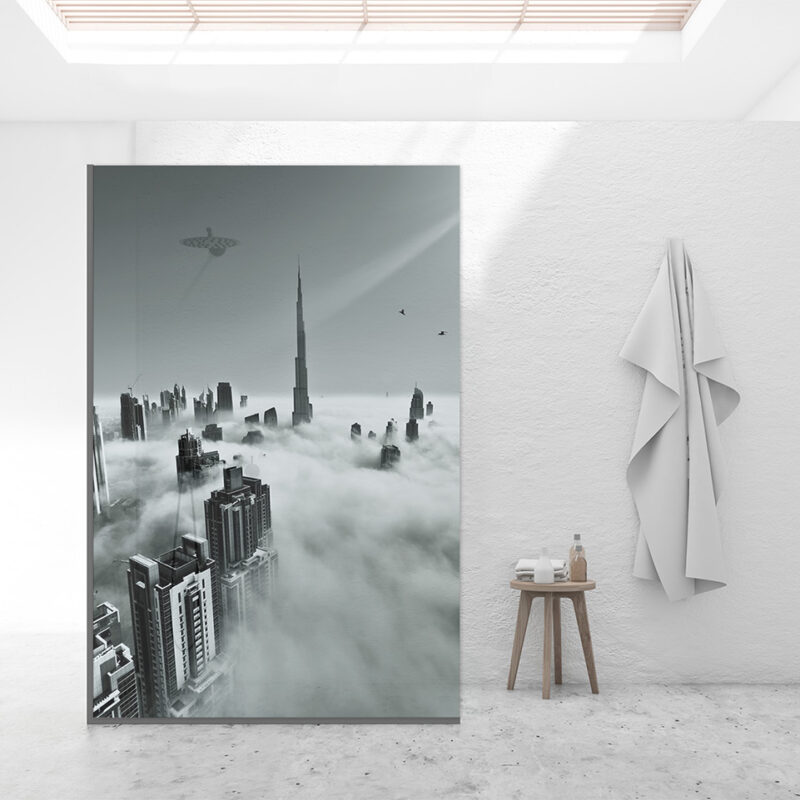 Duschtrennwand für Walk-in Duschen Dubai Dust