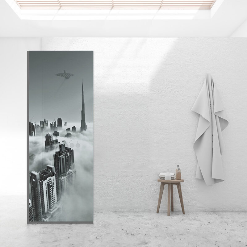 Duschtrennwand für Walk-in Duschen Dubai Dust