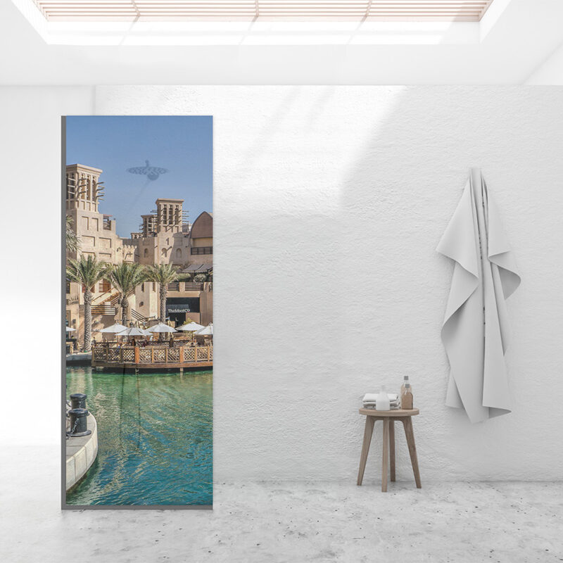Duschtrennwand für Walk-in Duschen Dubai Oasis