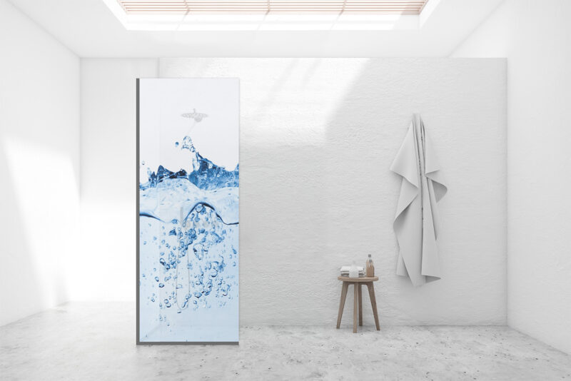 Duschtrennwand für Walk-in Duschen Im Wasser