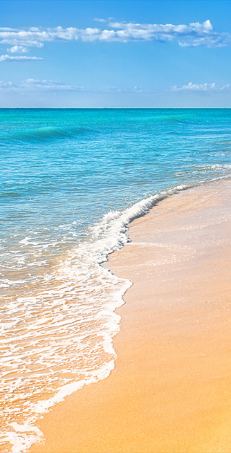 Duschtrennwand für Badewannen Beach
