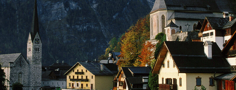 Motiv_Hallstatt Auflegeglas für Kommoden Hallstatt