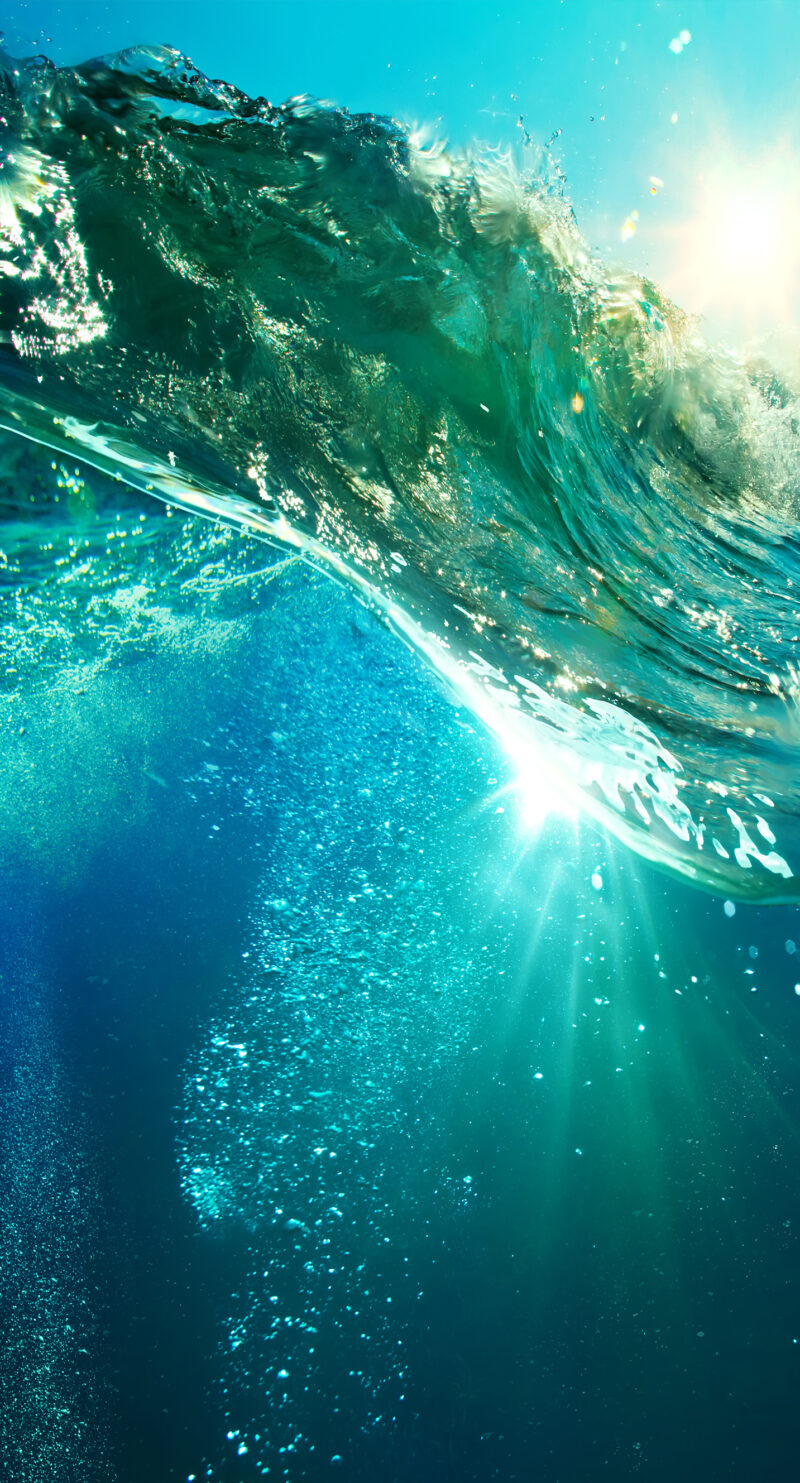 Wandverkleidung Unterwasser
