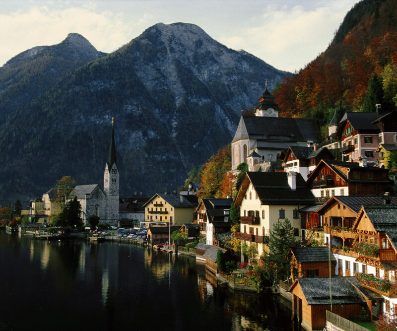 HomeOffice Sichtschutz Paravent Hallstatt