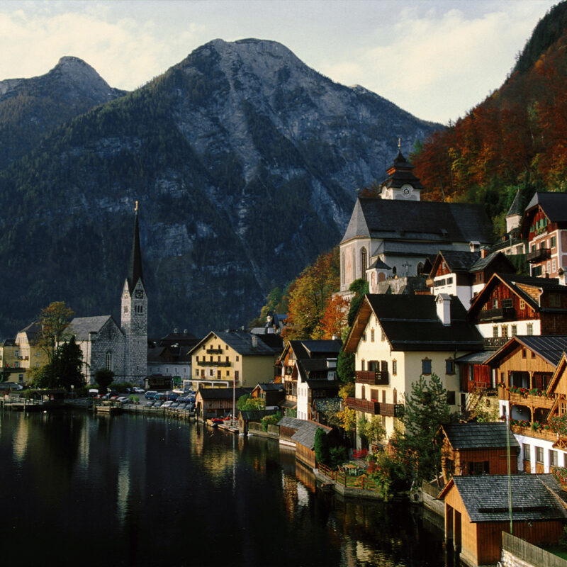 HomeOffice Sichtschutz Paravent Hallstatt