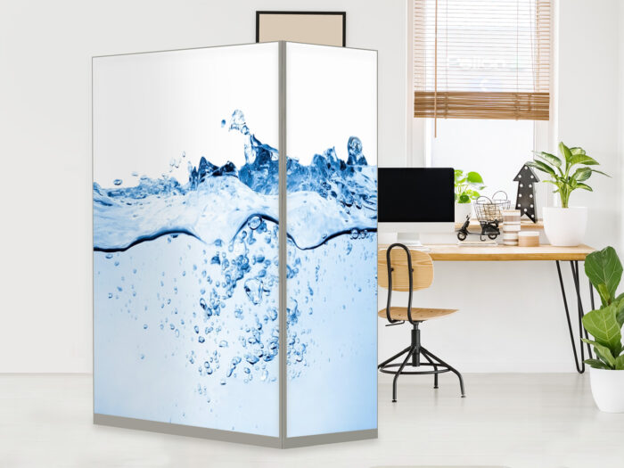 HomeOffice Sichtschutz Paravent Im Wasser