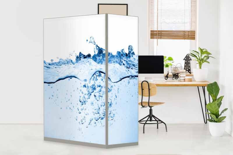 HomeOffice Sichtschutz Paravent Im Wasser