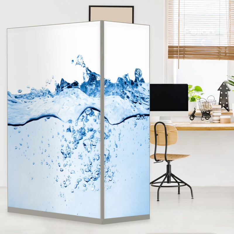 HomeOffice Sichtschutz Paravent Im Wasser