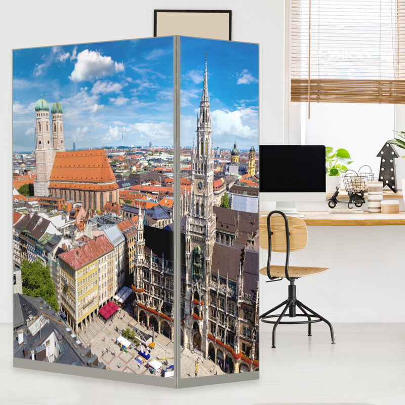 HomeOffice Sichtschutz Paravent München
