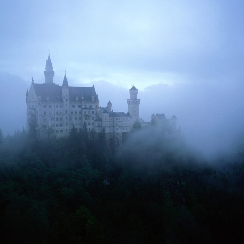HomeOffice Sichtschutz Paravent Neuschwanstein