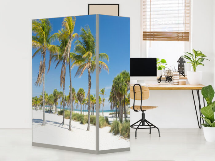 Paravant_Sommerglück HomeOffice Sichtschutz Paravent Sommerglück