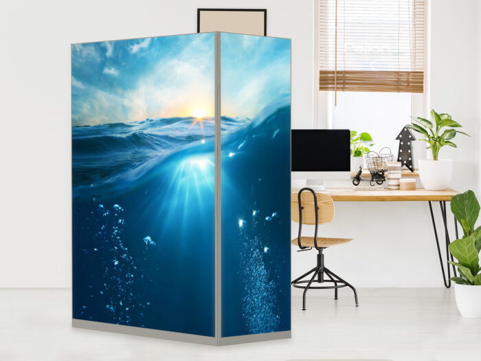 HomeOffice Sichtschutz Paravent The Sea