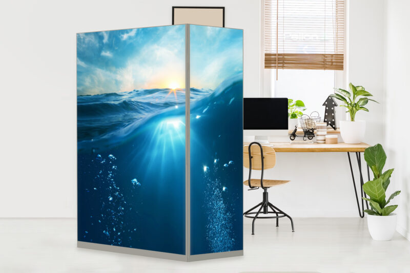 HomeOffice Sichtschutz Paravent The Sea