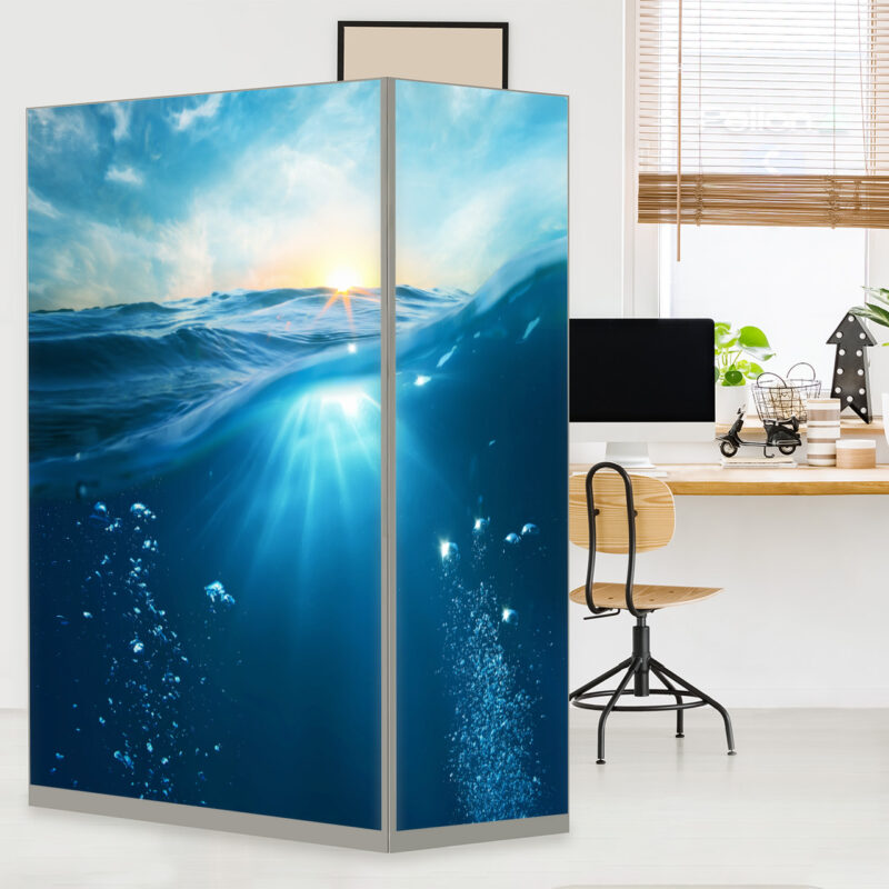 HomeOffice Sichtschutz Paravent The Sea