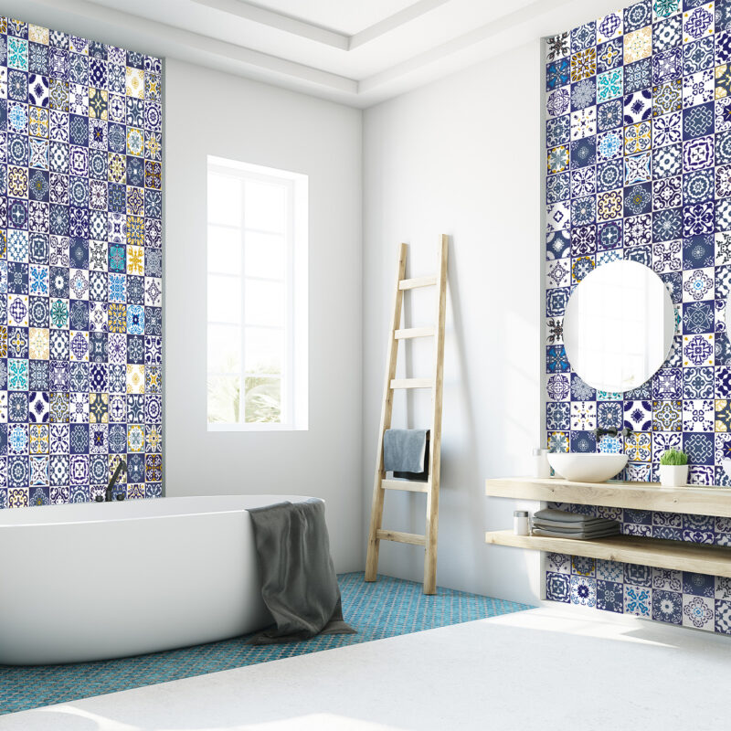 Wandverkleidung Azura-Blue