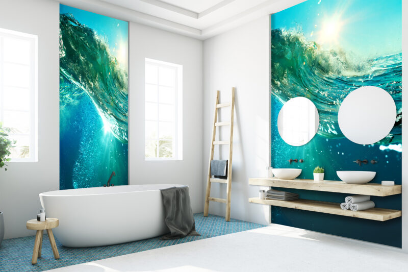 Wandverkleidung Unterwasser