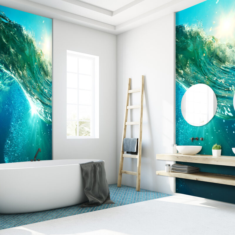 Wandverkleidung Unterwasser