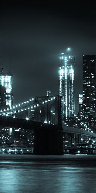 Sichtschutz Trennwand City Lights