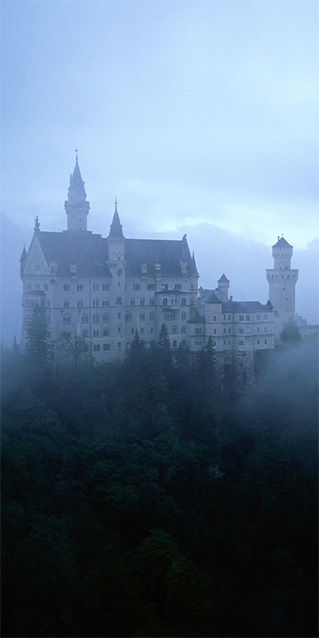 Motiv_Trennwand_100x200cm_Neuschwanstein Sichtschutz Trennwand Neuschwanstein