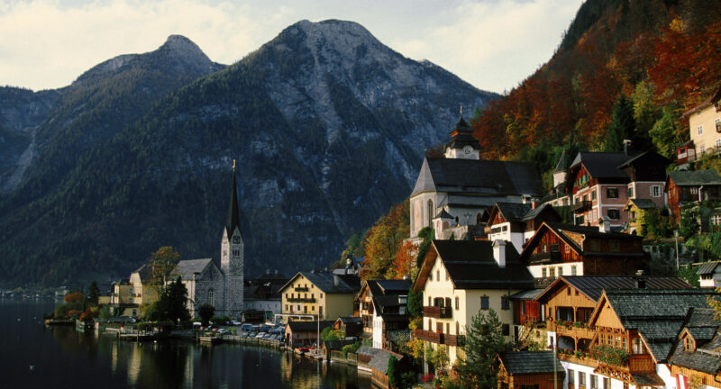 Tapete_500x270_Bahnen_Hallstatt Tapete Hallstatt