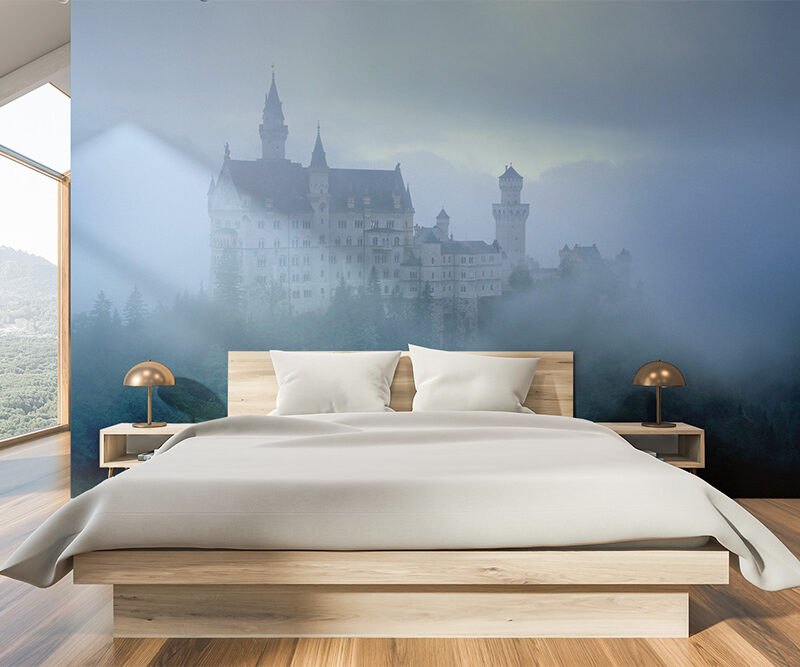 Tapete_Schlafzimmer_Neuschwanstein Tapete Neuschwanstein