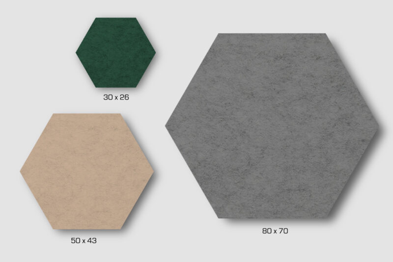 Hexagon_Groessen Pinboard Hexagon