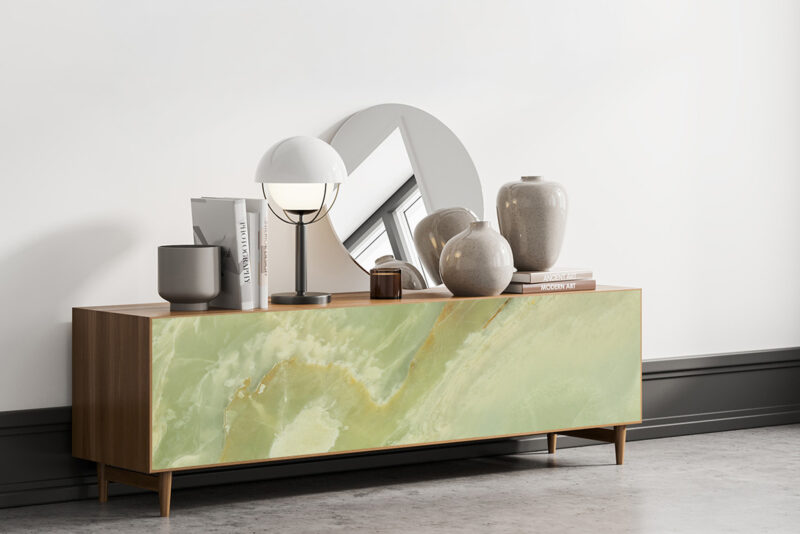 Möbelfolie Onyx Grün