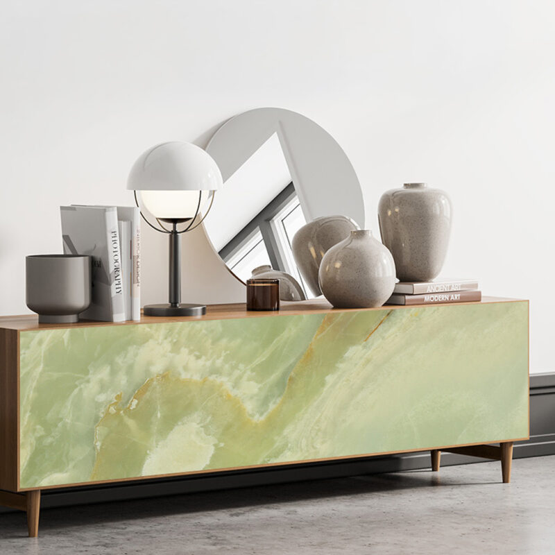 Möbelfolie Onyx Grün
