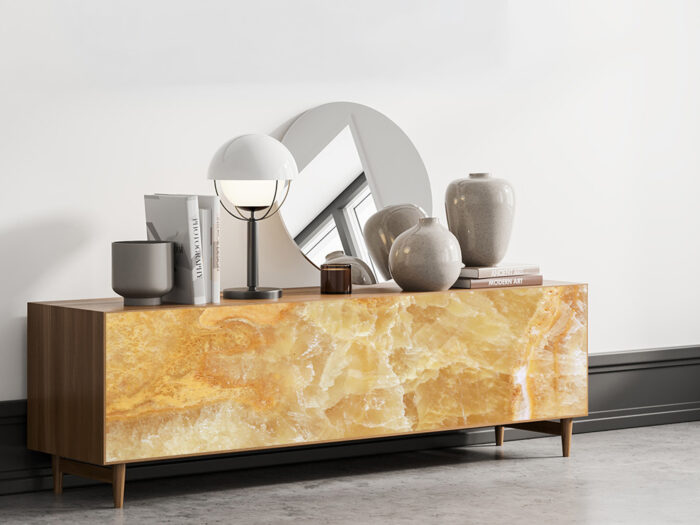 Möbelfolie Onyx Orange