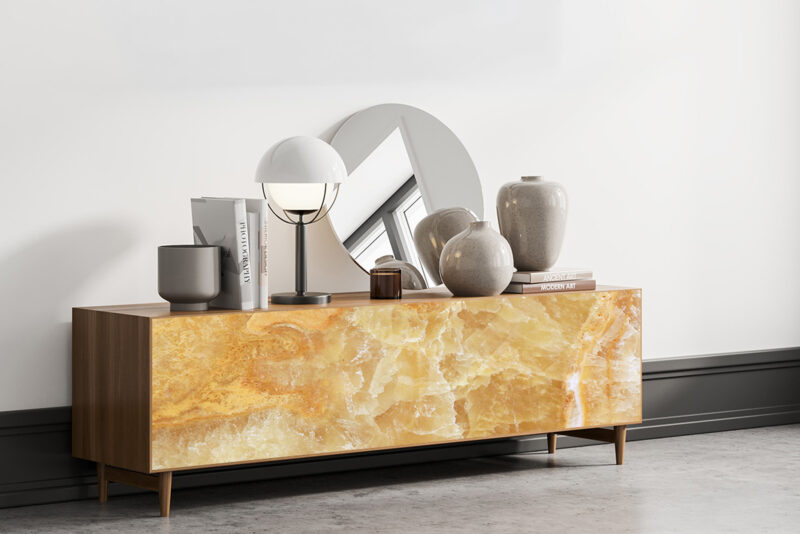 Möbelfolie Onyx Orange