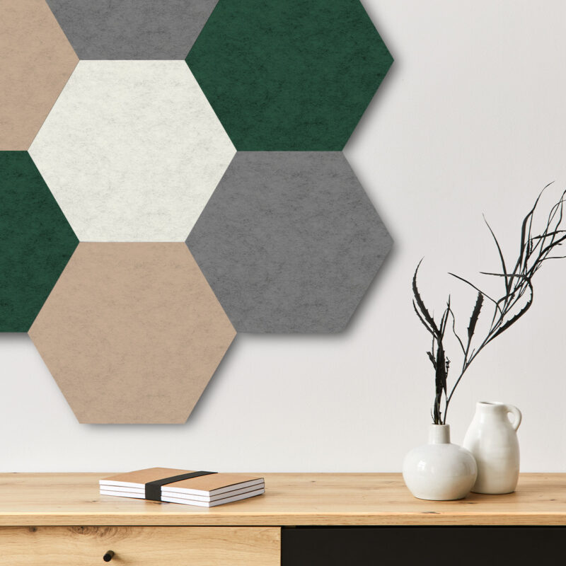 Pinnwand_Hexagon Pinboard Hexagon