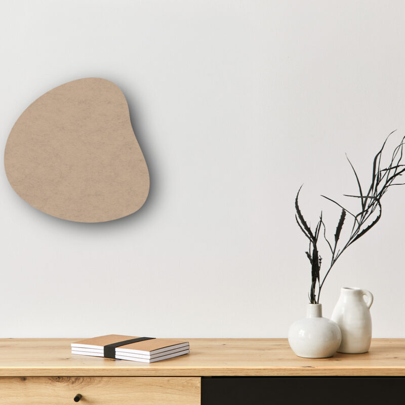 Pinnwand_Pebble-beige2 Pinboard Pebble